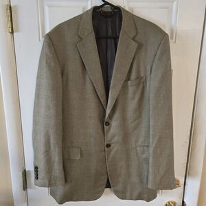 Ventura Custom Tailored Plaid Blazer Jacket Holland & Sherry Wool Men’s Large